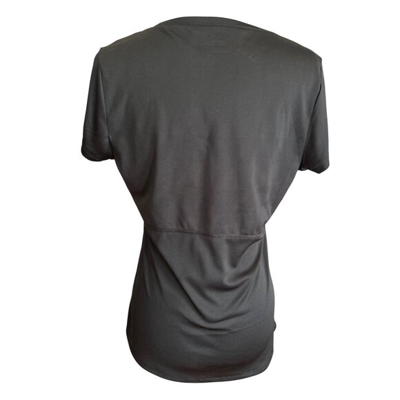 Alpine Design Black Dri-Logic Womens XL Short Sleeve Performance Top Activewear - Picture 3 of 9